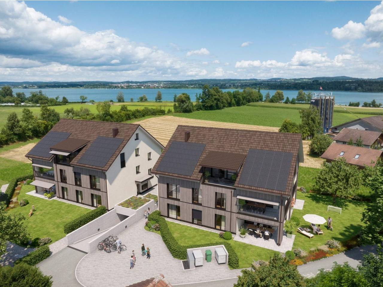 Unverbaubare Sicht auf den Greifensee, ruhig und dorfnah