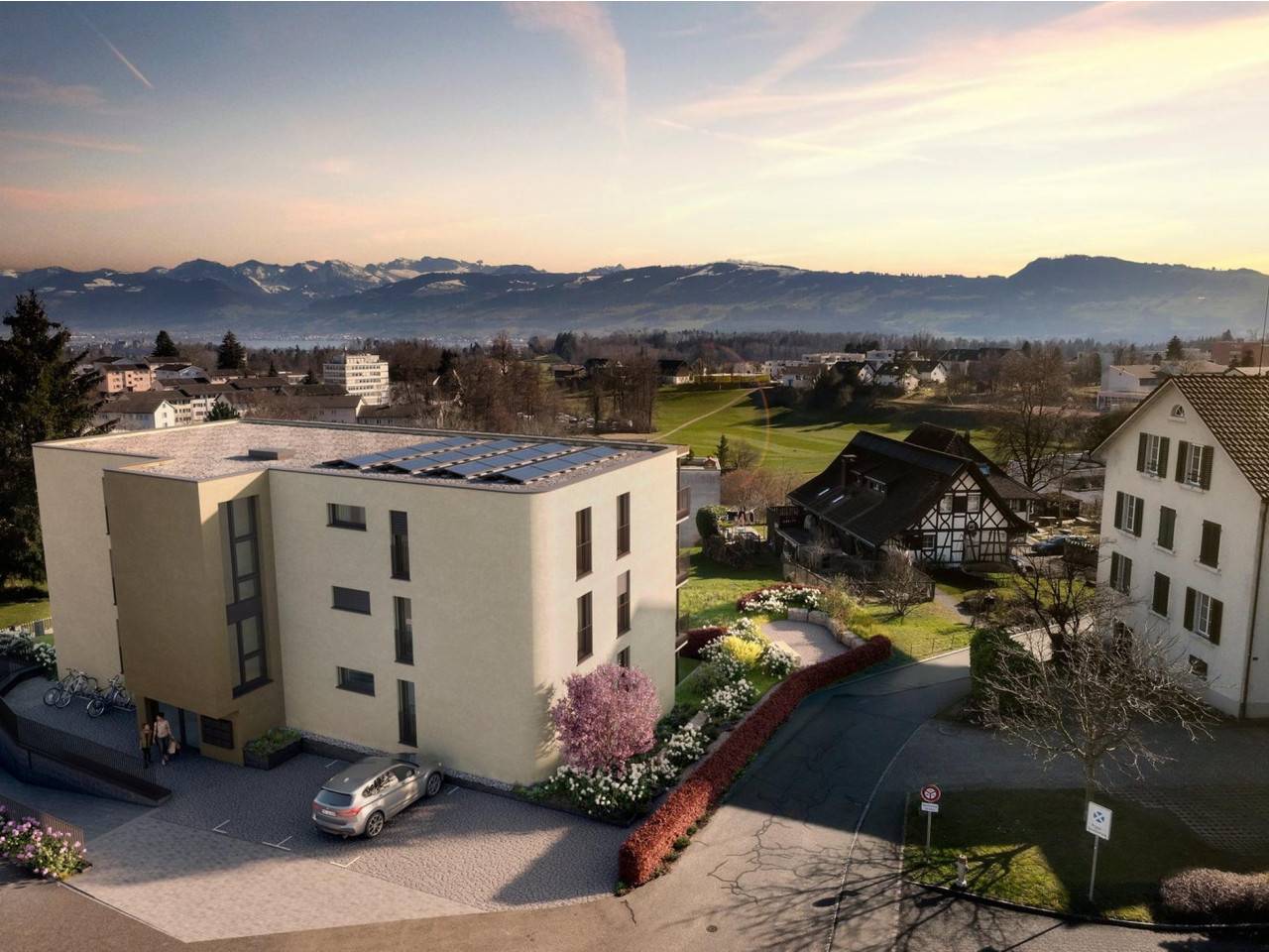 4 1/2-ZIMMER GARTENWOHNUNG, SONNIG, RUHIG, MITTEN IM DORF