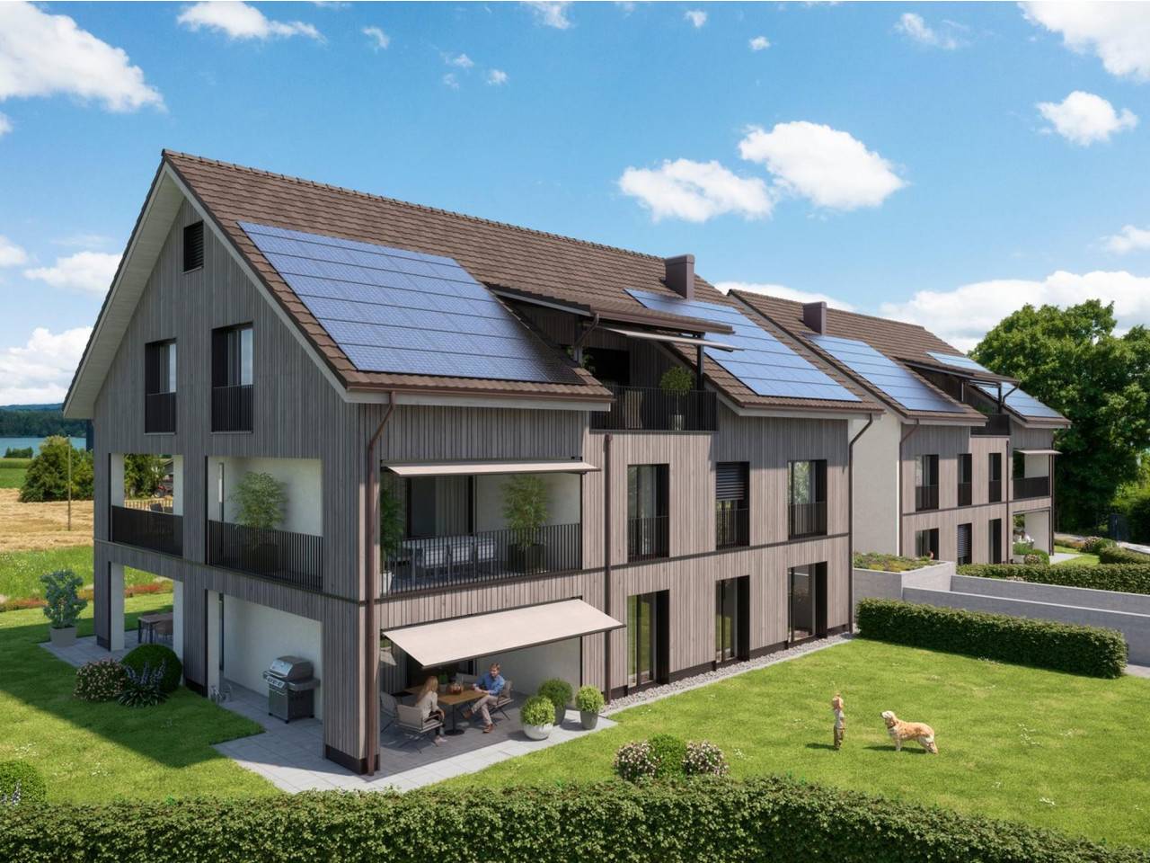 Unverbaubare Sicht auf den Greifensee, ruhig und dorfnah