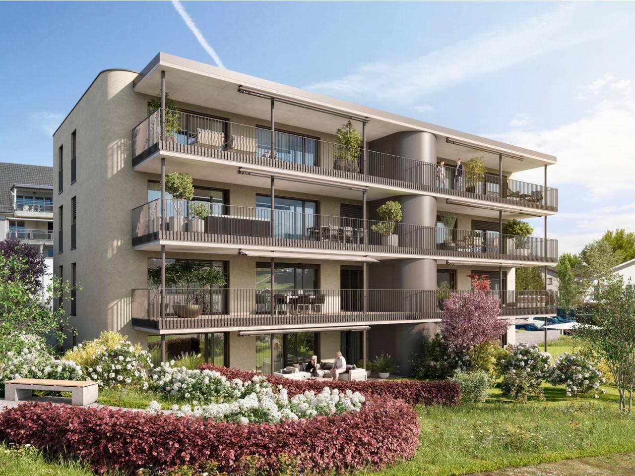 4 1/2-ZIMMER GARTENWOHNUNG, SONNIG, RUHIG, MITTEN IM DORF